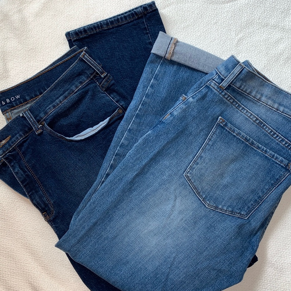 Blue Boyfriend Jeans